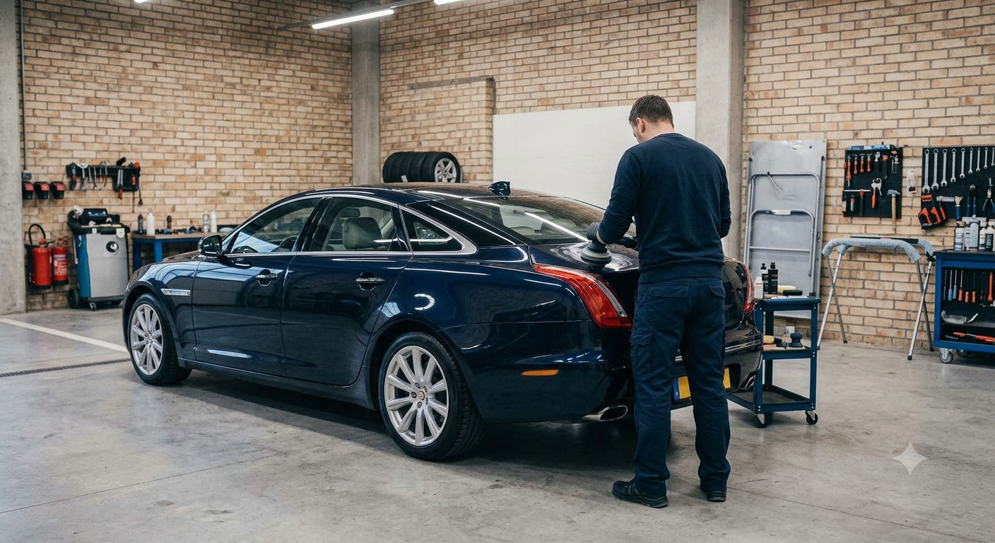 Žibintų ir automobilio poliravimas