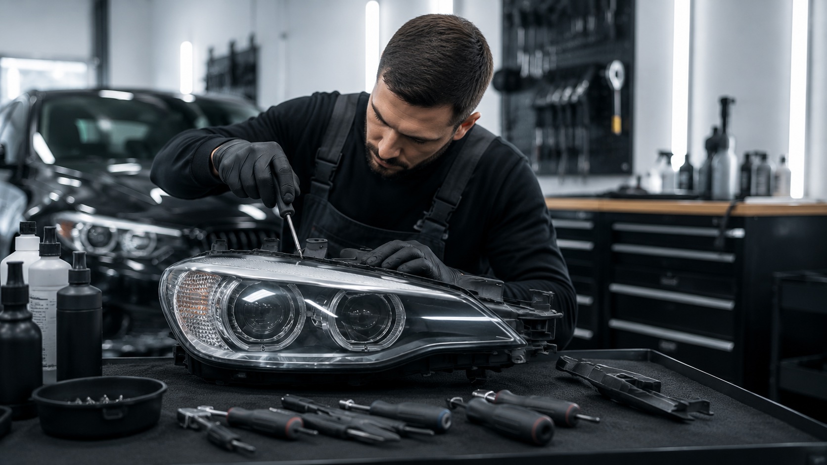 Automobilių žibintų remontas ir restauravimas Vilniuje